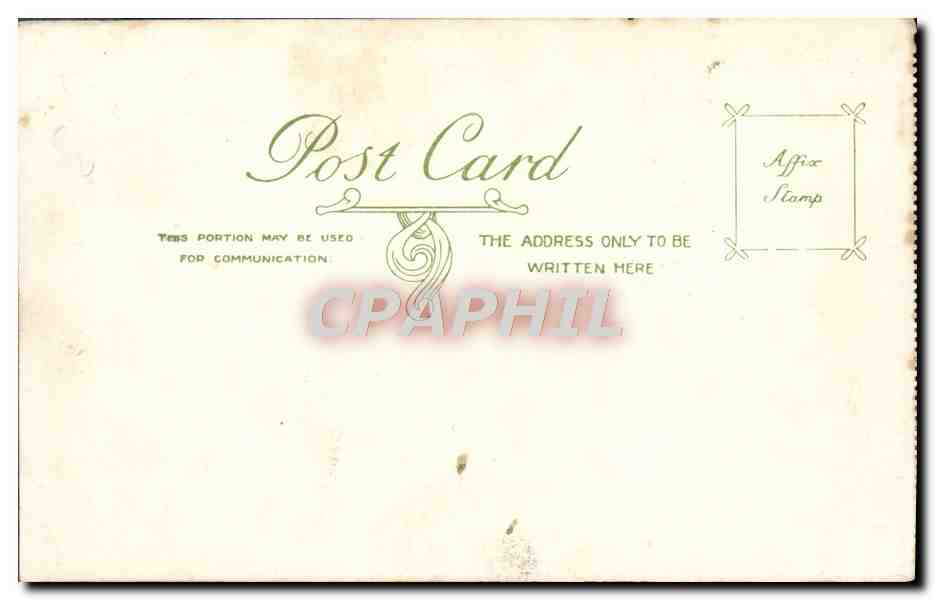 CPA Guernsey Victoria Memorial Candie Grounds — Rückseite