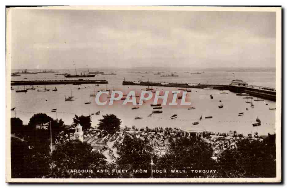 CPA Harbour And Fleet From Rock Walk Torquay