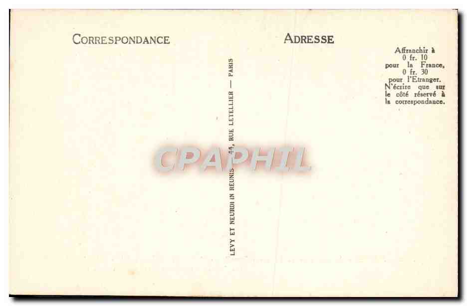 CPA Paris Interieur De La Sainte Chapelle Oratoire De Louis XI — Rückseite