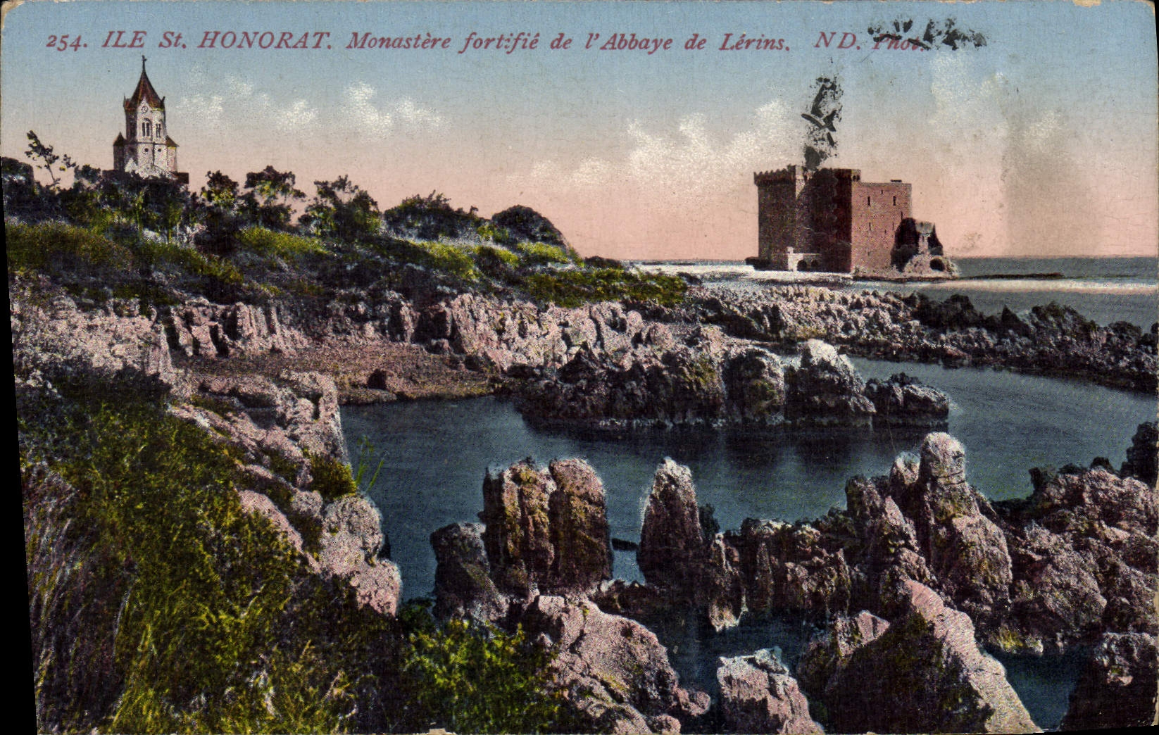 CPA Ile St Honorat Monastere Fortifie de I'Abbaye De Lerins