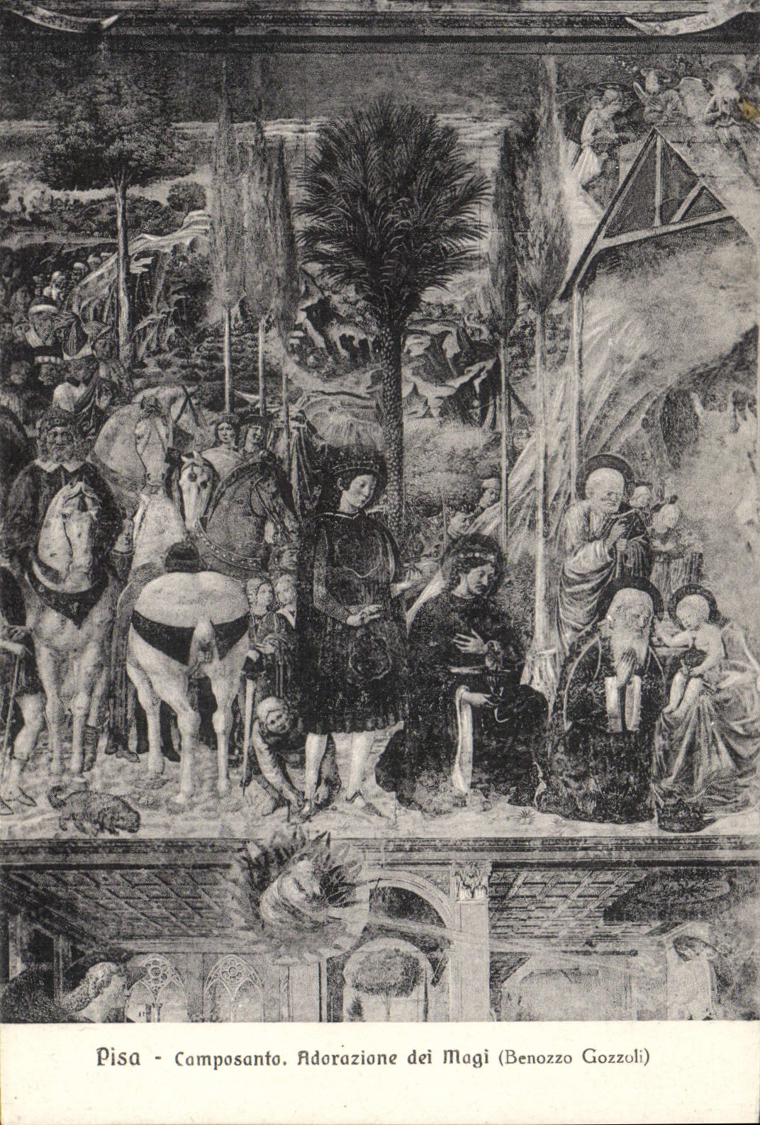 CPA Pisa Camposanto Adorozione Dei Magi Benozzo Gozzoli