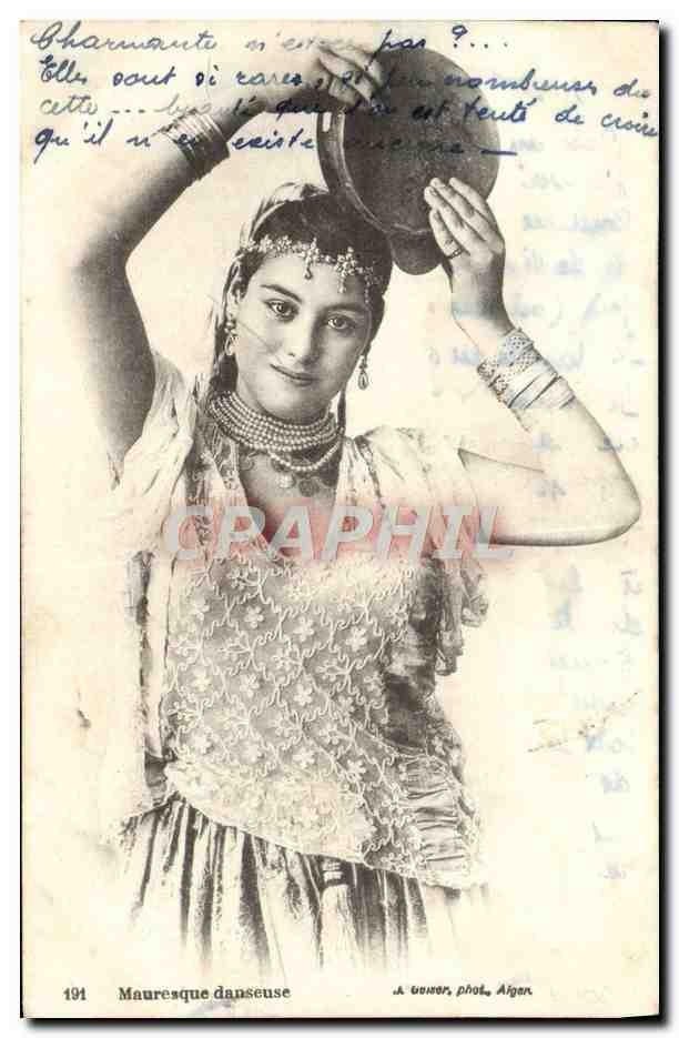 CPA Mauresque Danseuse