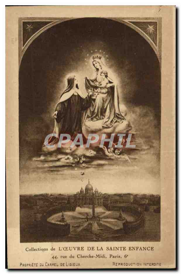 CPA Vierge Carmel de Lisieux