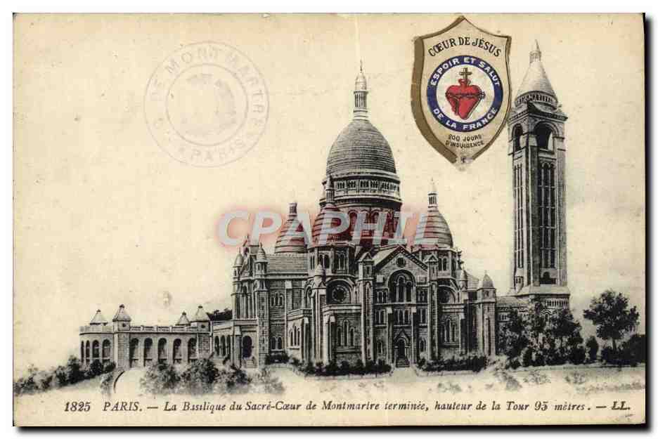 CPA Paris La Basilique Du Sacre Coeur De Montmarire