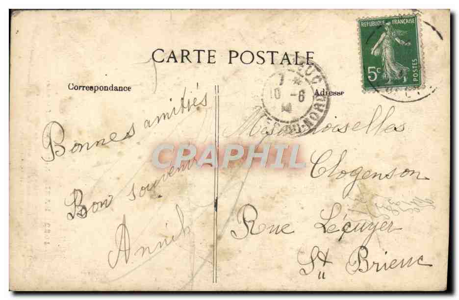 Paris - Notre-Dame (façade) — Style ogival, construite 1163-1315, restaurée 1845-1857 par Lassus et en 1879 par Viollet-le-Duc — éditeur B.D. n°4082 — Reverso