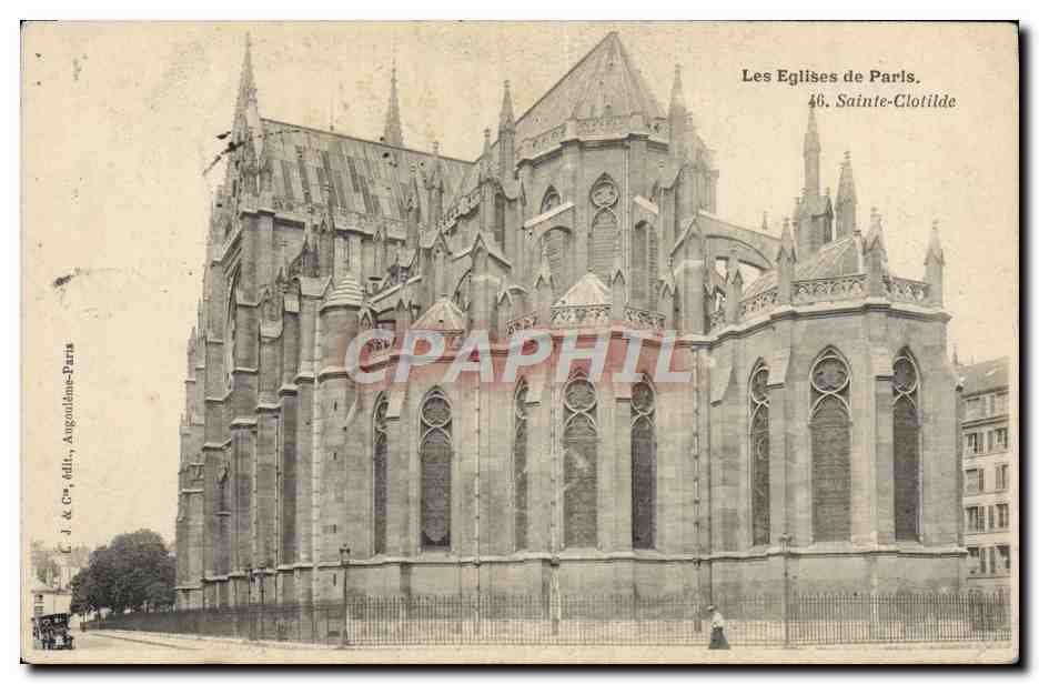 CPA Les Eglises De Paris Sainte Clotilde