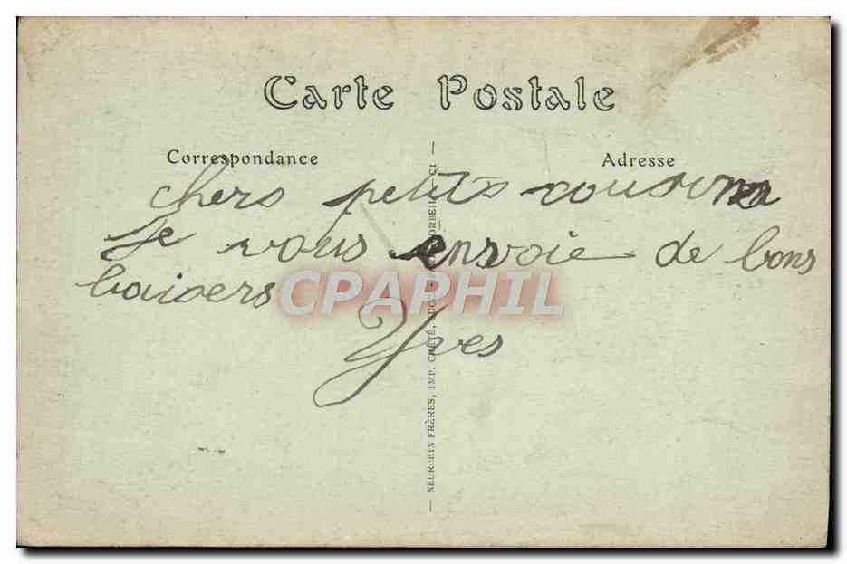 CPA Paris La Sorbonne  — Rückseite