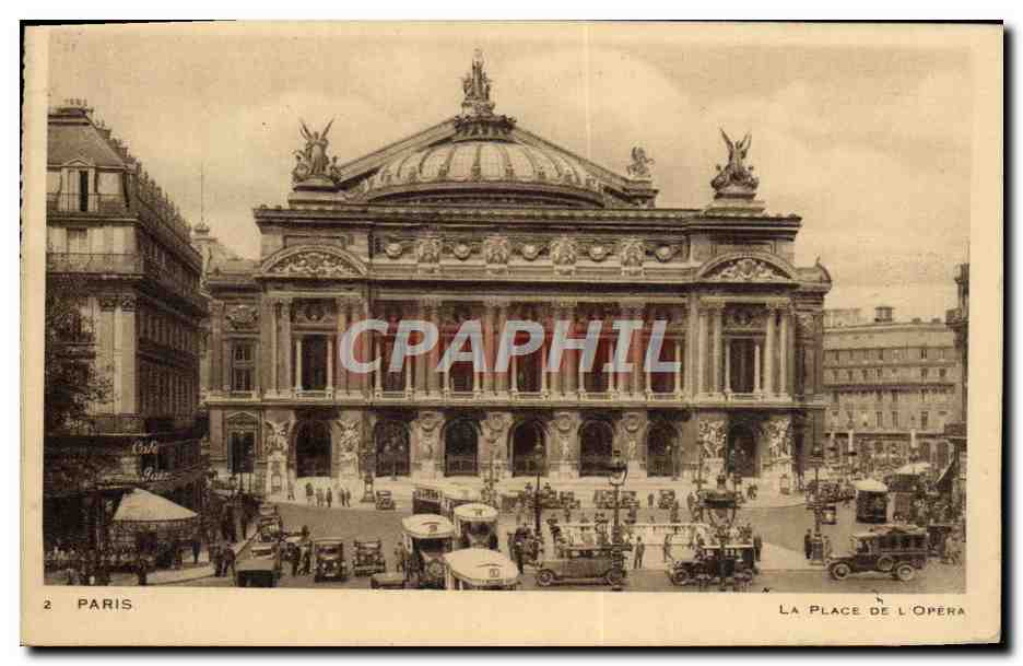 CPA Paris La Place De L'Opera