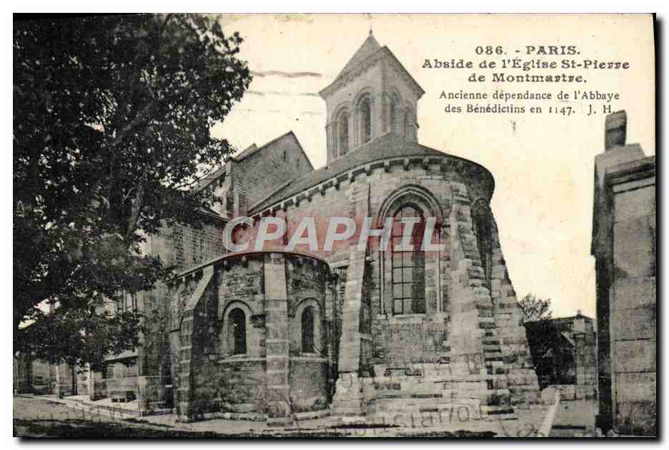 CPA Paris Abside De I'Eglise St Pierre De Montmartre