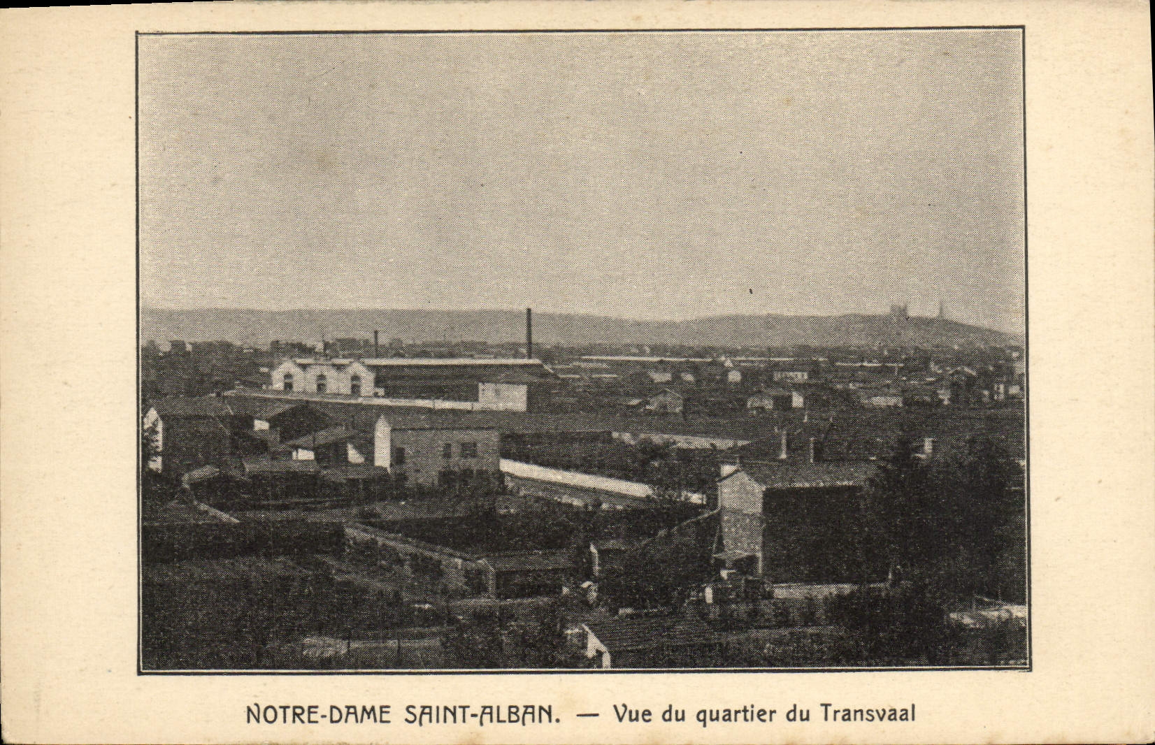 CPA Notre Dame Saint Alban Vue Du Quartier Du Transvaal