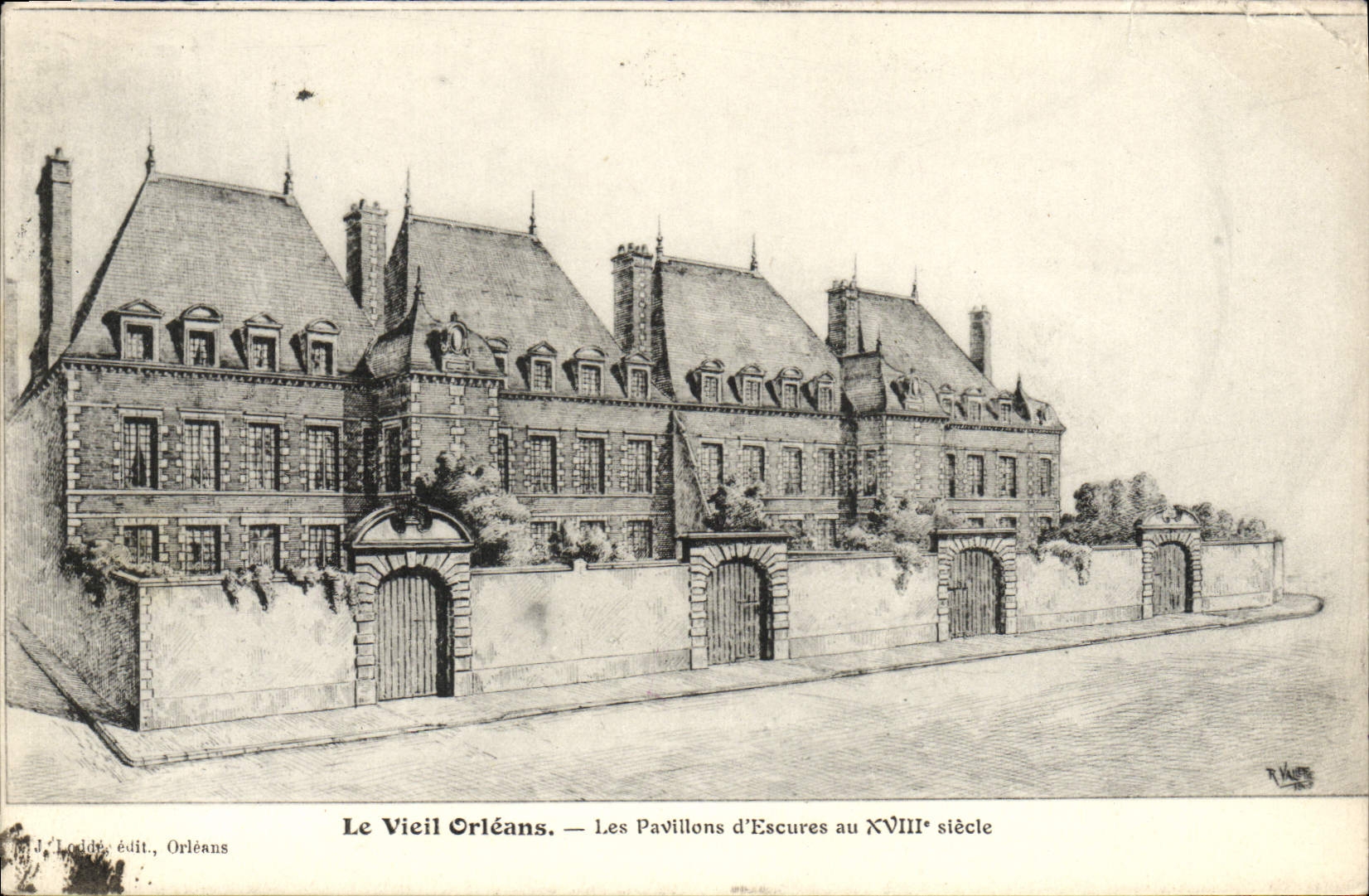 CPA Le Vieil Orleans Les Pavillons D'Escures au 18eme 