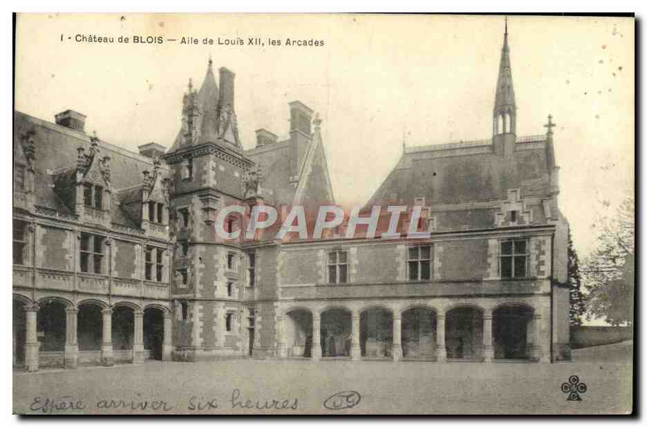 CPA Chateau De Blois Aile De Louis XII Les arcades