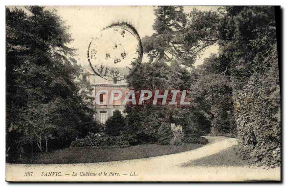 CPA Sanvic Le Chateau Et Le Parc