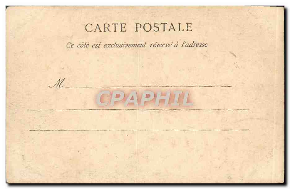 CPA La Normandie Etretat L'Aiguille Et La Porte d'aval — Rückseite