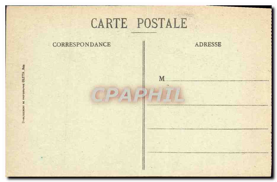CPA La Principaute de Monaco Vue Prise au Rond Point de la Turbie  — Rückseite