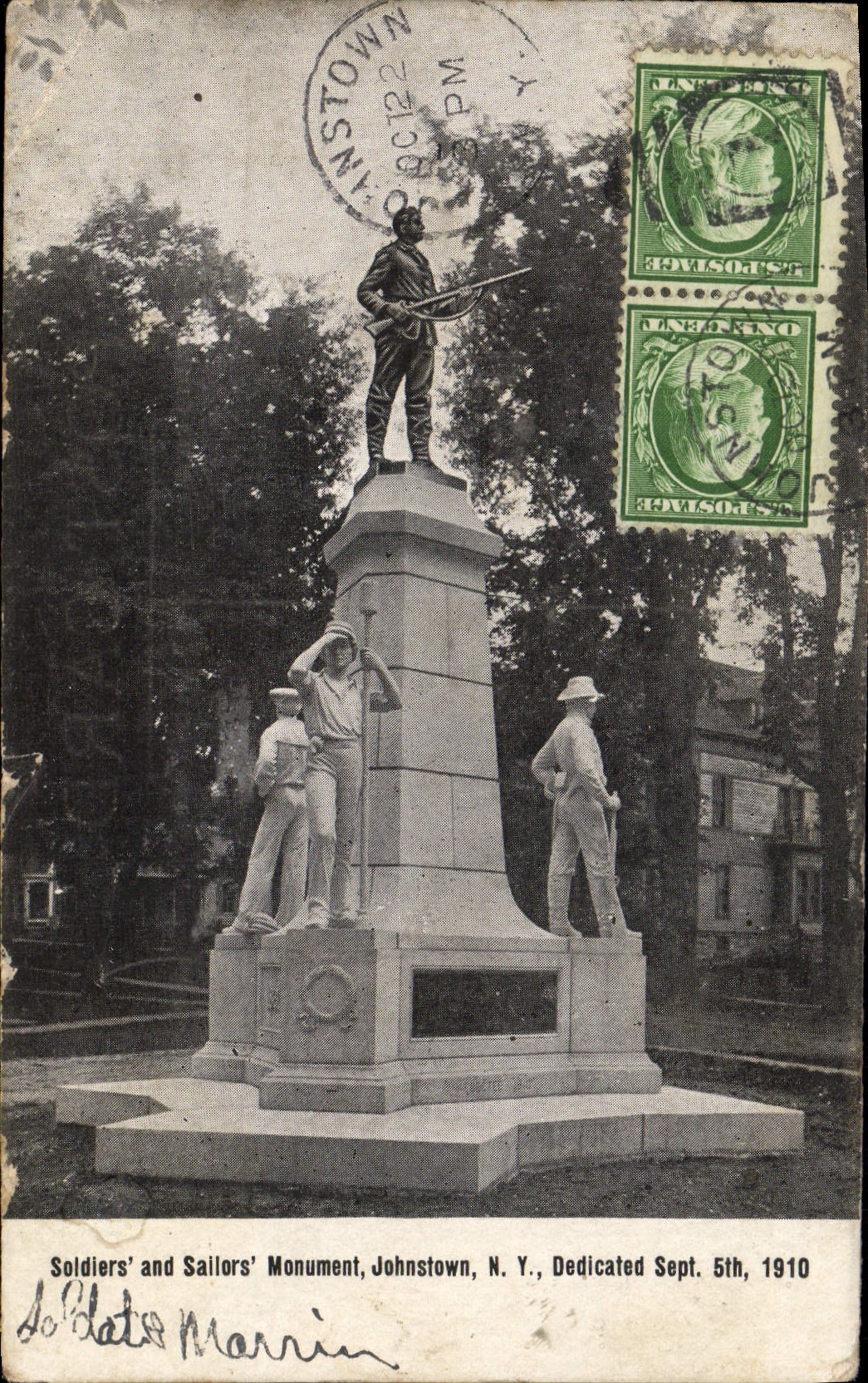 CPA Soldiers and Sallors Monument Johnstown NY