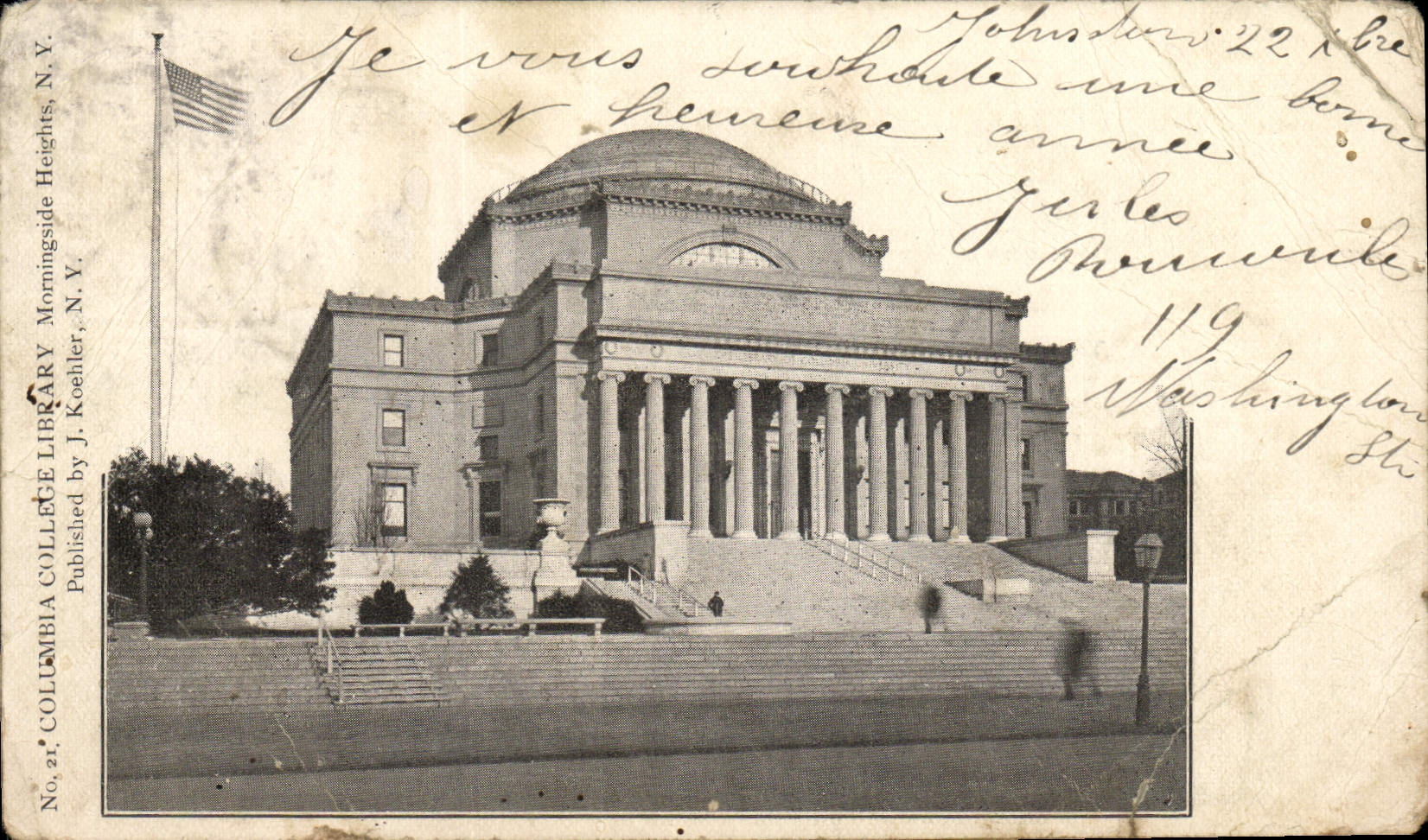 CPA Columbia College Library Morningside Heights NY 