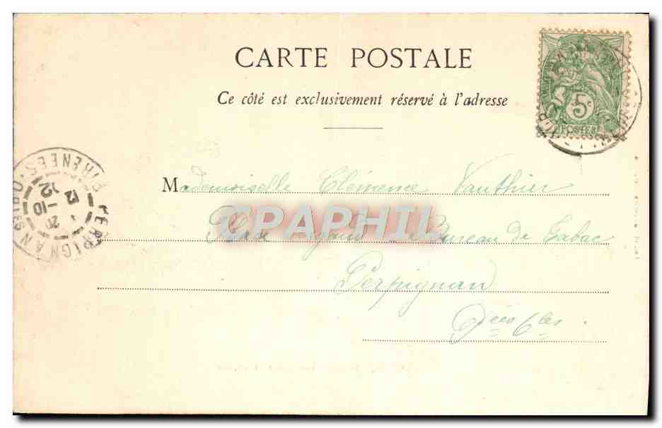 CPA Bourg Madame et la Cerdagne Francaise — Rückseite