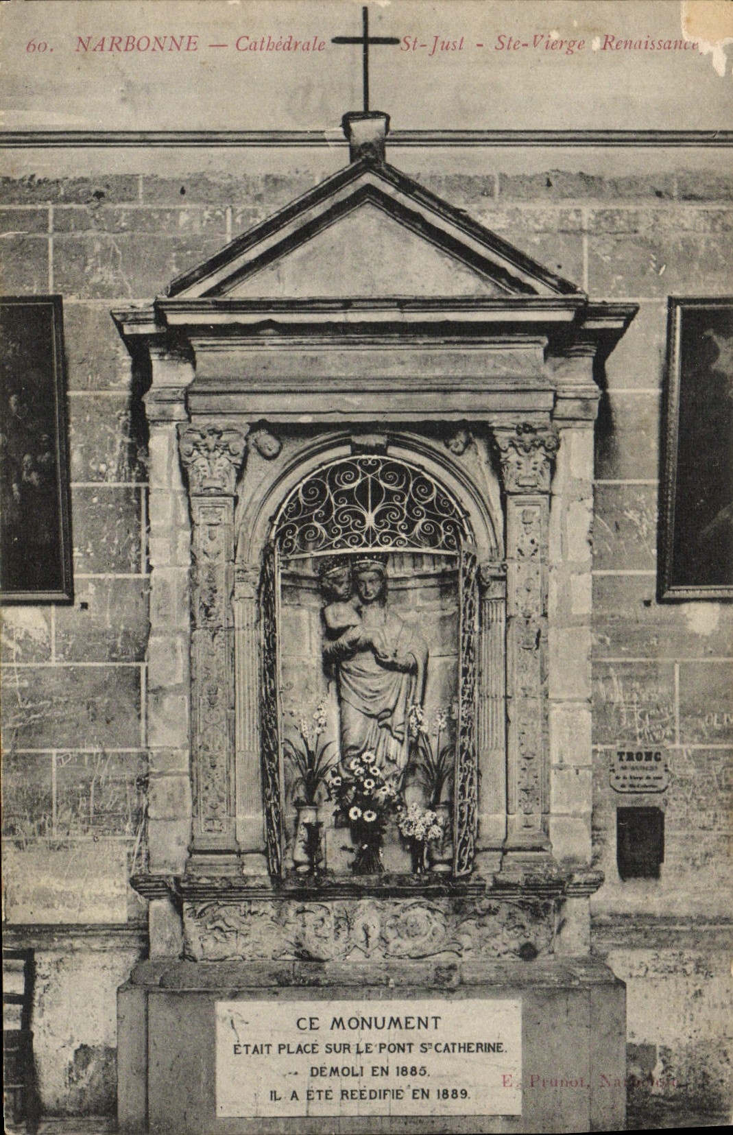 CPA Narbonne Cathedrale St Just Ste Vierge 
