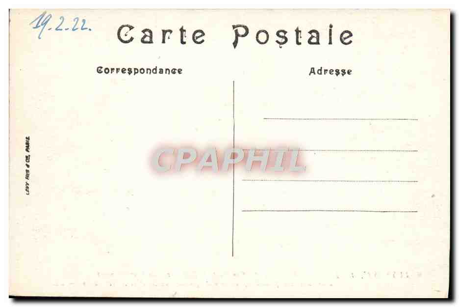 CPA Luynes Le Chateau  — Rückseite