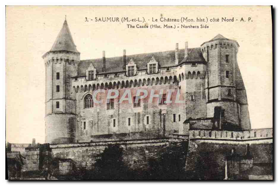 CPA Saumur Le Chateau Cote Nord