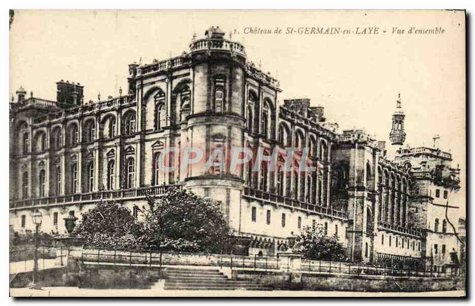Château de St-Germain-en-Laye — Vue d'ensemble — Imp. Phot. « L'Abeille », Asnières-Paris