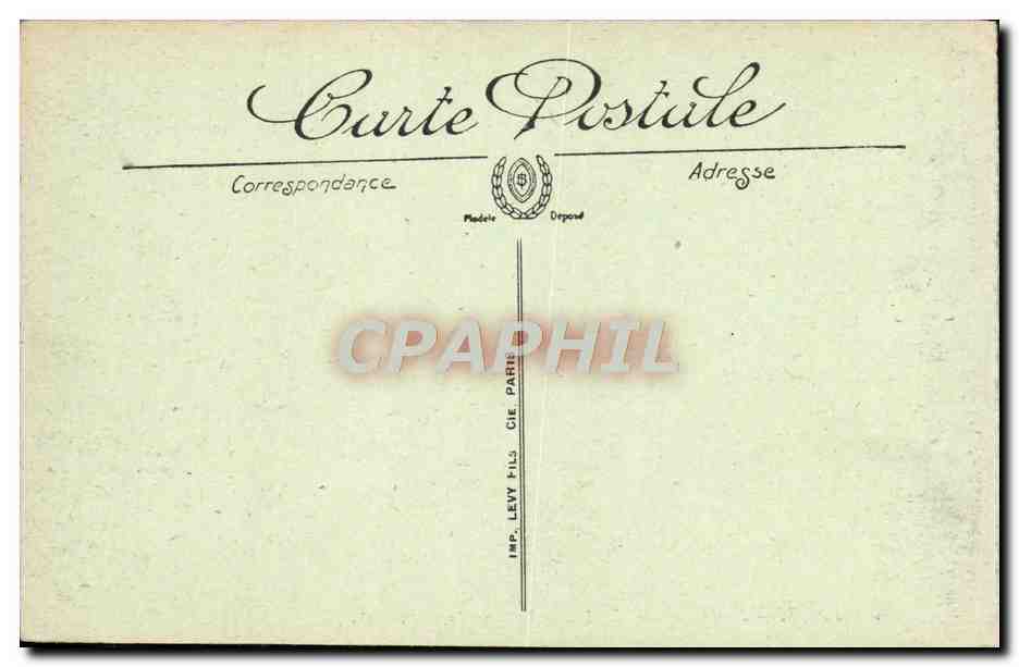 CPA Blois le Chateau La Facade Francois 1er — Rückseite