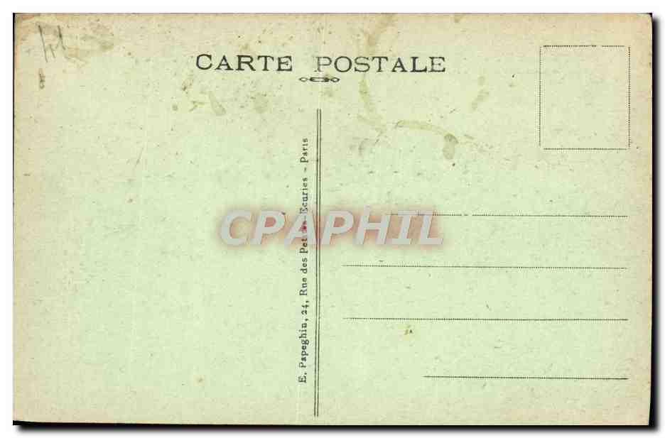 Montrichard (Loire-et-Cher) — Das feudale Schloss, der Rundweg — A.P. Nr. 30 — Rückseite