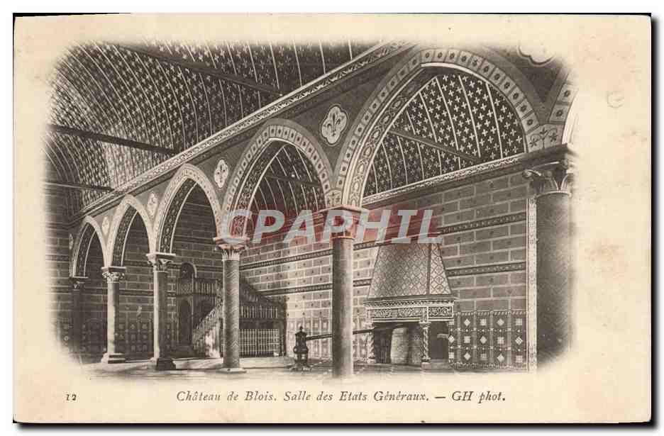 CPA Chateau de Blois Salle des Etats Generaux