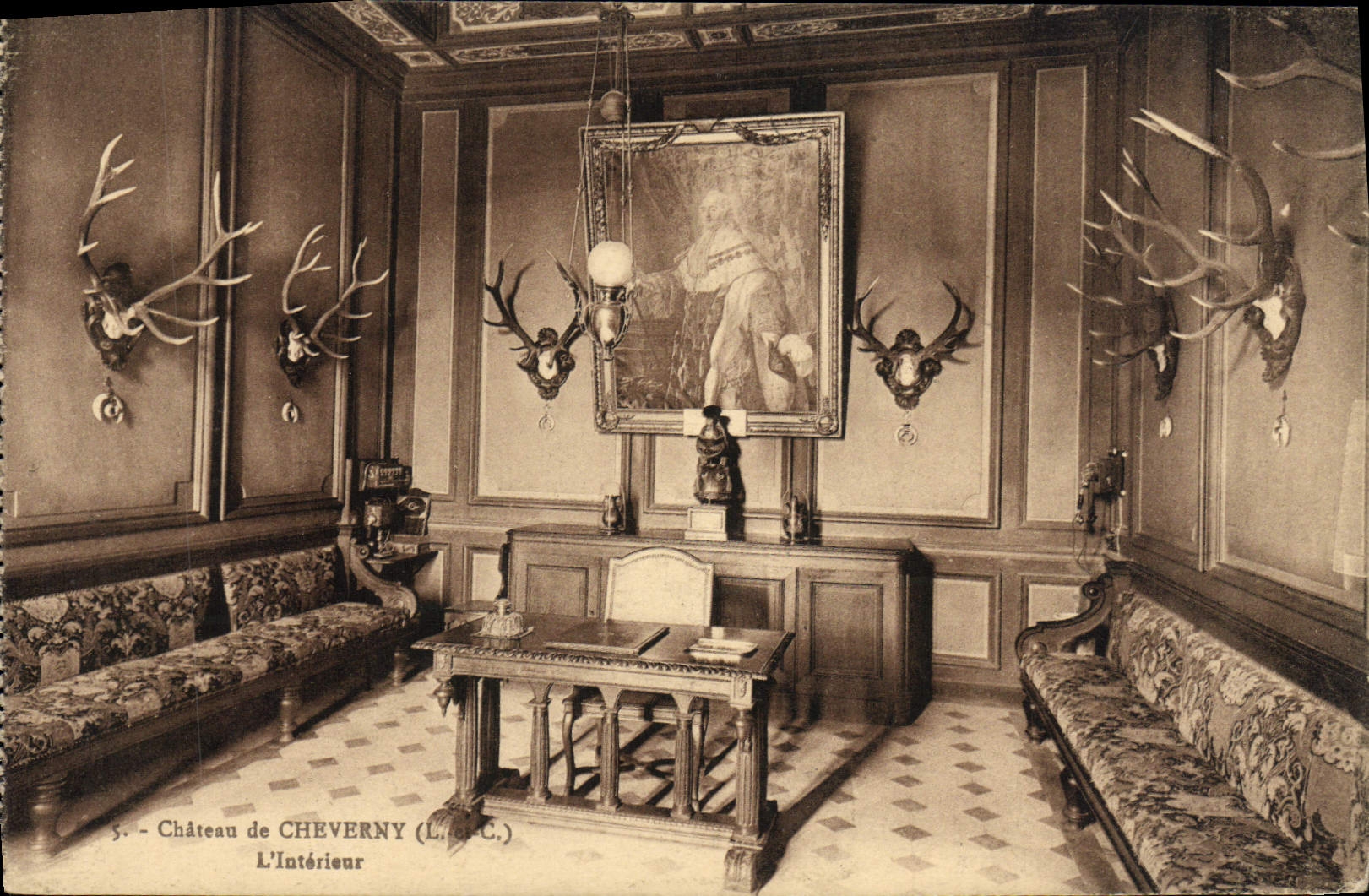 Château de Cheverny (Loir-et-Cher) — L'Intérieur — L. Le Cormaun, Orléans