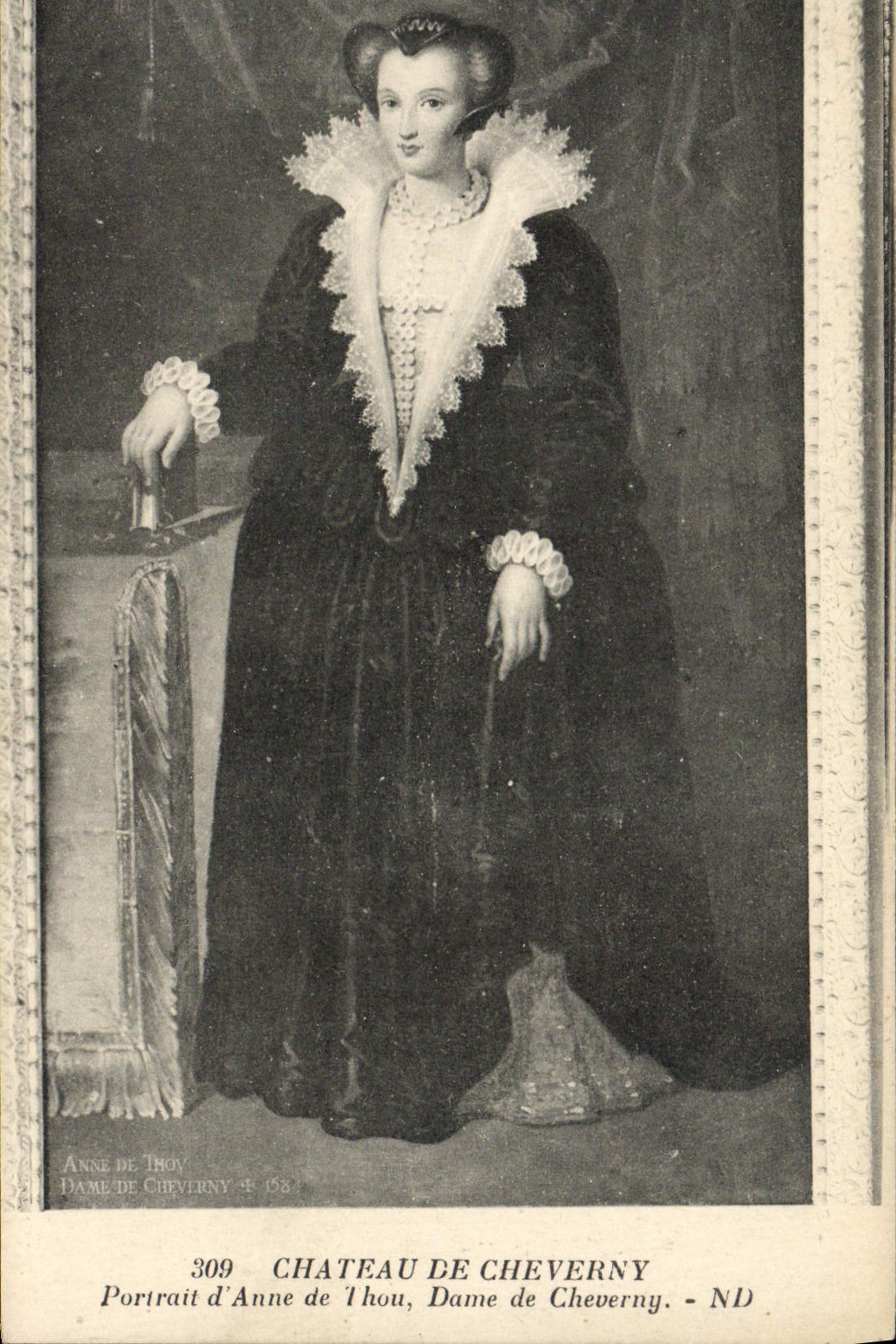 Château de Cheverny — Portrait d'Anne de Thou, Dame de Cheverny — série 309