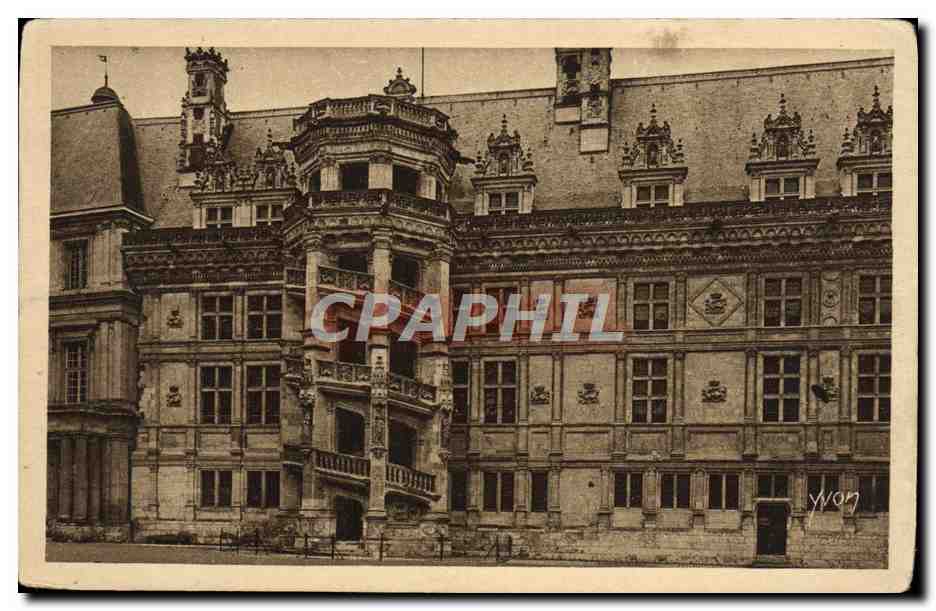 CPA Chateau de Blois Escalier Francois 1er