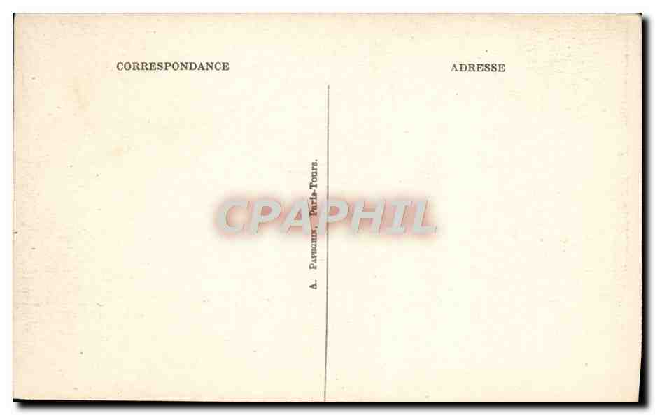 CPA Chambord Le Chateau L'Oratoire de Francois 1er  — Verso