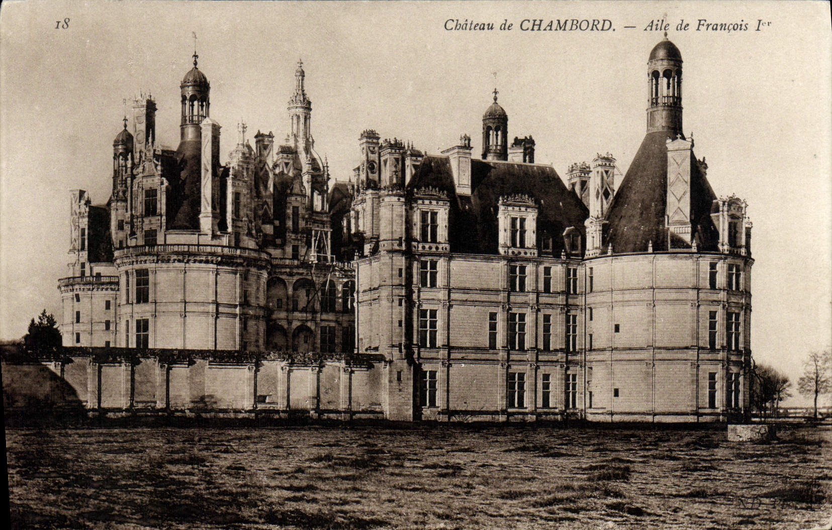 CPA Chateau de Chambord Aile De Francois 1er