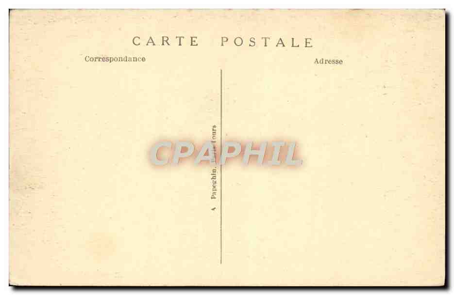 CPA Chateau de Chambord Le Chateau a Travers les Arbres — Verso