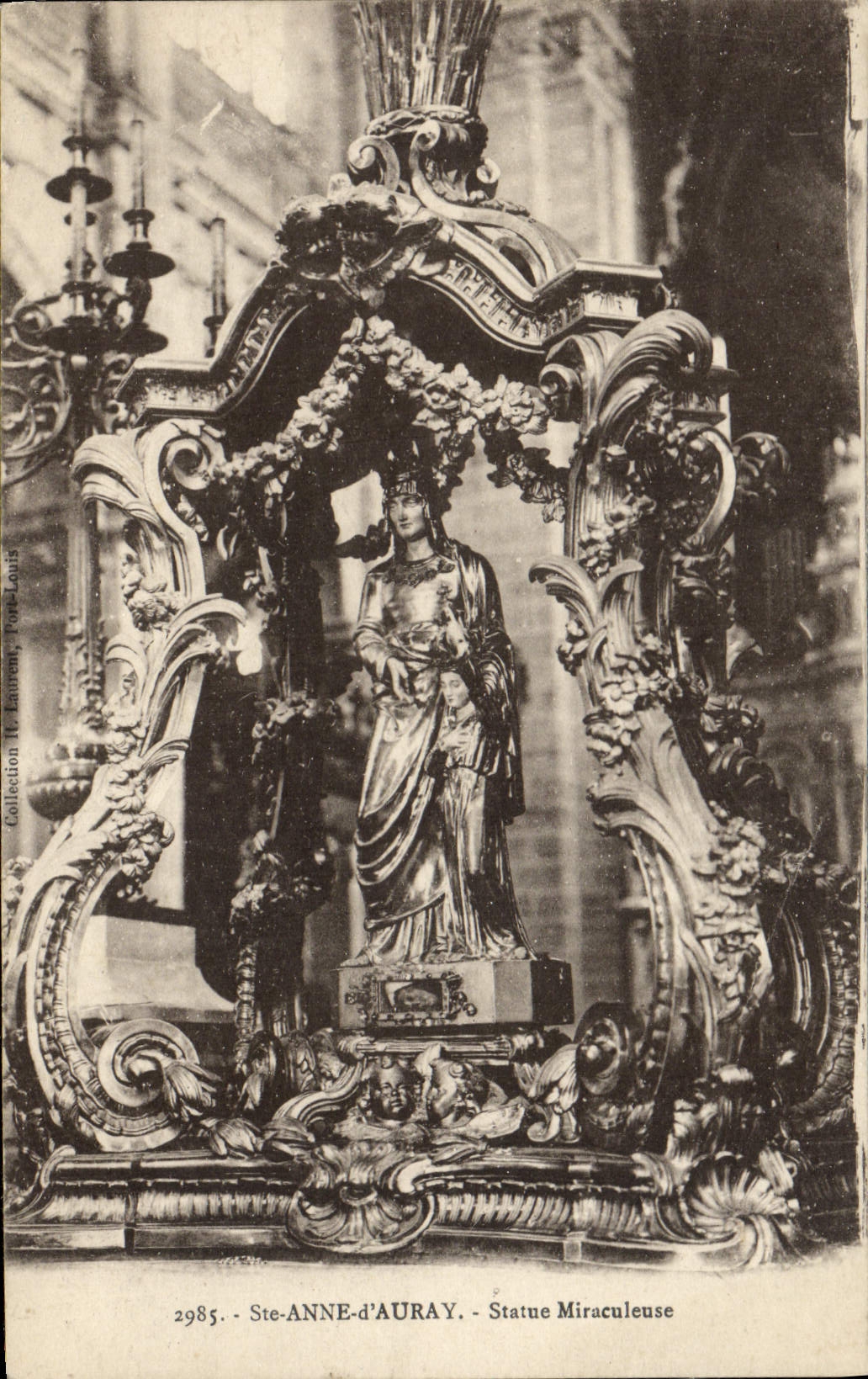 Ste-ANNE-d'AURAY - Statue Miraculeuse — Collection H. Laureau, Fort-Louis, n° 2985