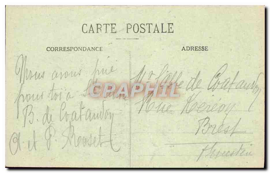 Ste-ANNE-d'AURAY - Statue Miraculeuse — Collection H. Laureau, Fort-Louis, n° 2985 — Verso