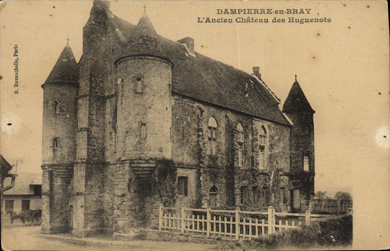 CPA Dampierre en Bray L'Ancien Chateau des Huguenots