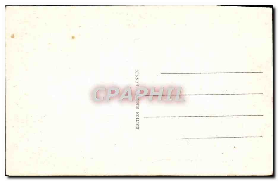 CPA Chateau de Chambord Chat — Verso