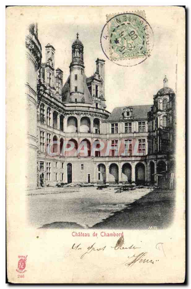 CPA Chateau de Chambord