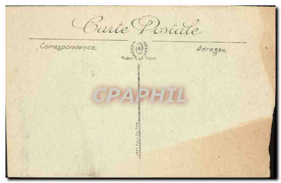 Antike Ansichtskarte Chalons Sur Marne La Porte Sainte Croix Soldaten Militaria — Rückseite