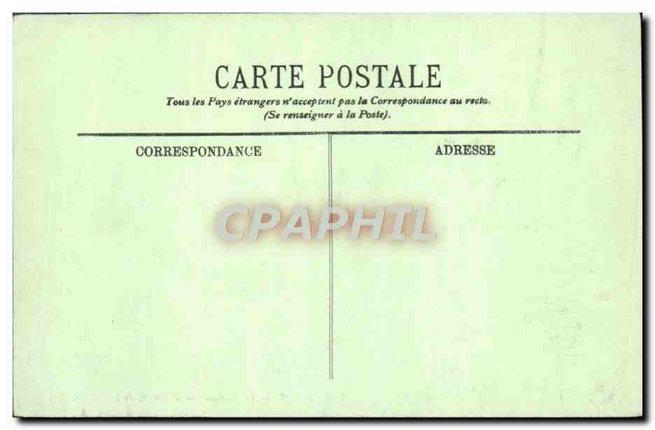 CPA Blois Le Chateau L'Entree de l'Escalier — Rückseite