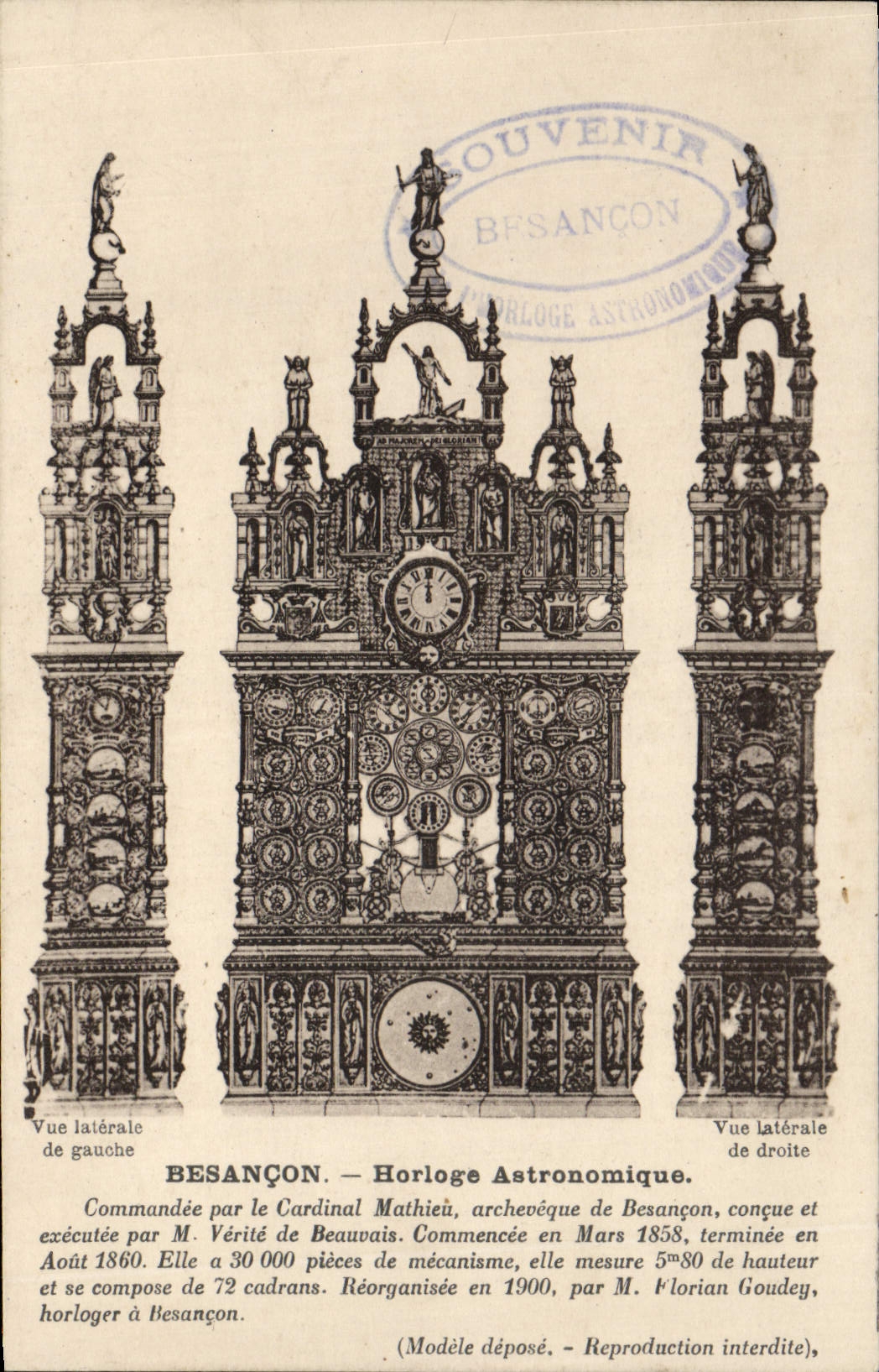 Besançon — Horloge Astronomique — Souvenir