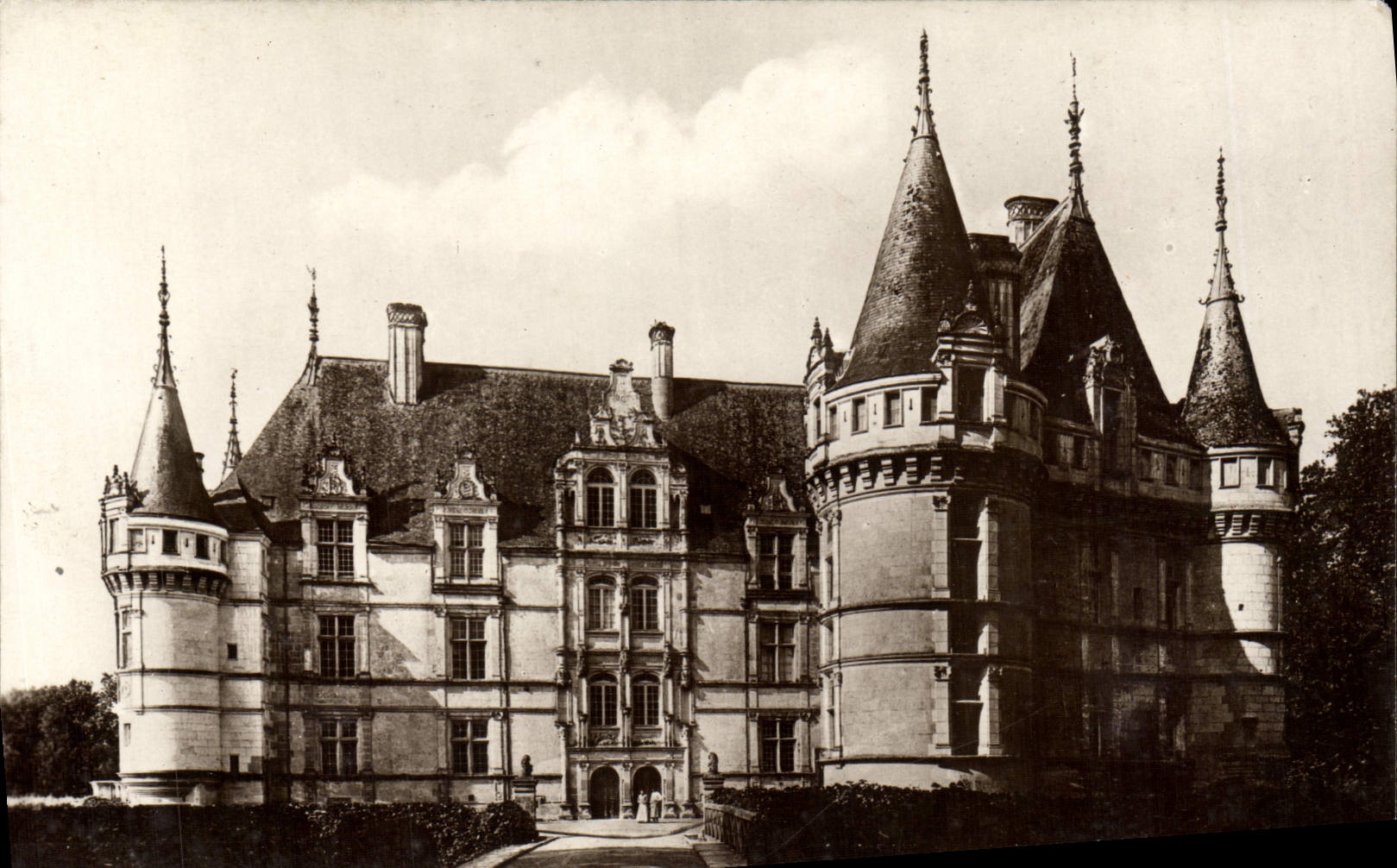 CPA Azay Le Rideau Chateau National 