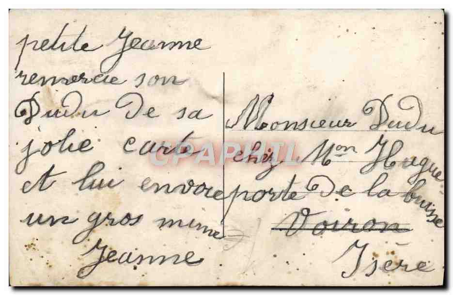 CPA Fantaisie Enfant — Rückseite