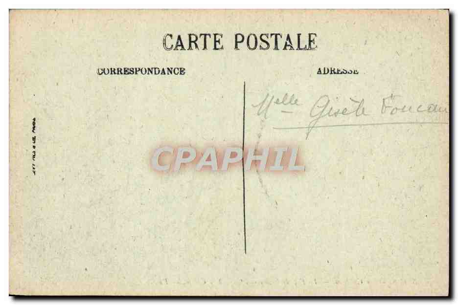 CPA Blois Le Chateau La Facade Francois 1er — Rückseite
