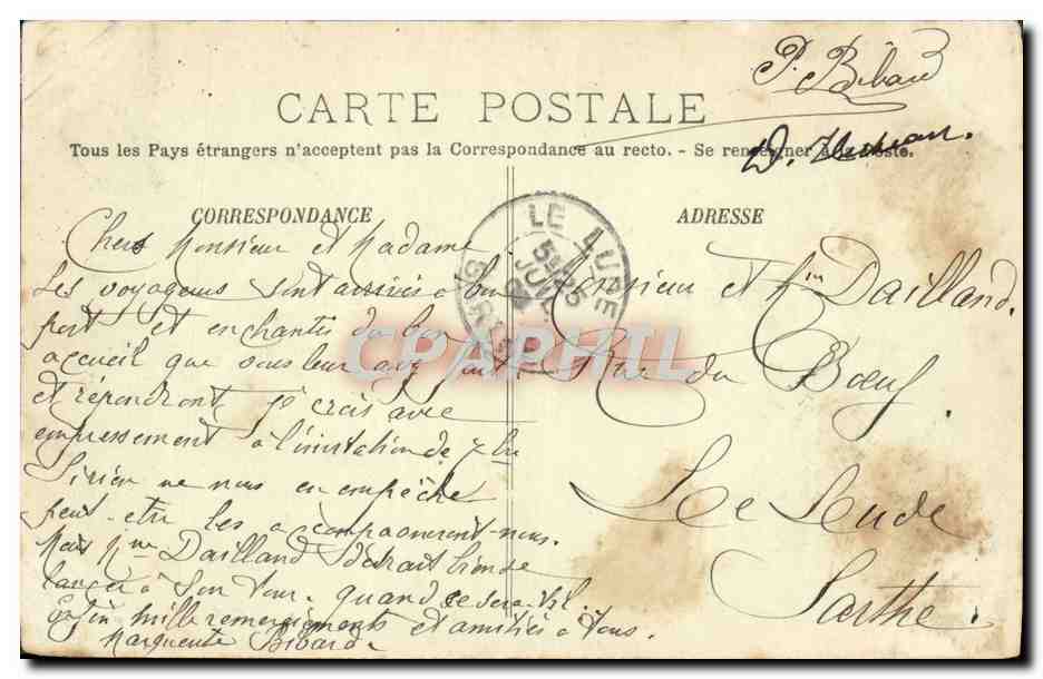 CPA Blois Le Chateau La Facade Francois 1er — Rückseite