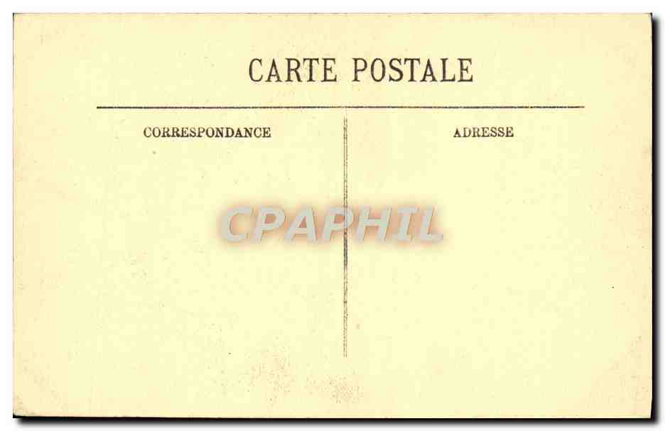 CPA Blois Le Chateau Chiffre de Francois 1er  — Rückseite