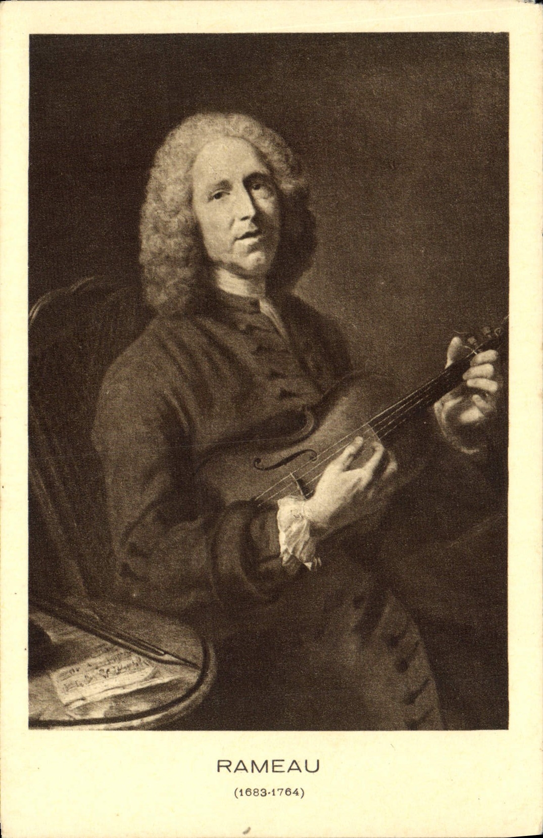 CPA Rameau Jean Philippe 1683 1764 Compositeur Francais Musique