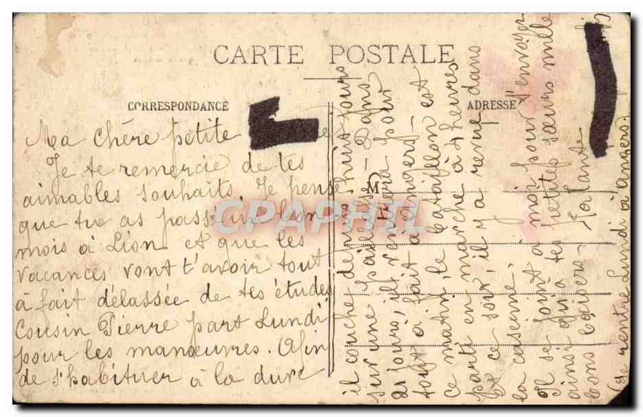 CPA Saint Nazaire Nouvelle Entree Le Cuirasse Diderot Bateau — Rückseite
